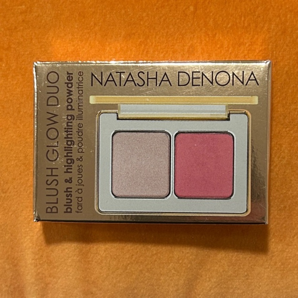 Natasha Denona Mini Blush Glow Duo Blush and Highlighting Powder. NIB. 4g.